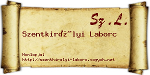 Szentkirályi Laborc névjegykártya